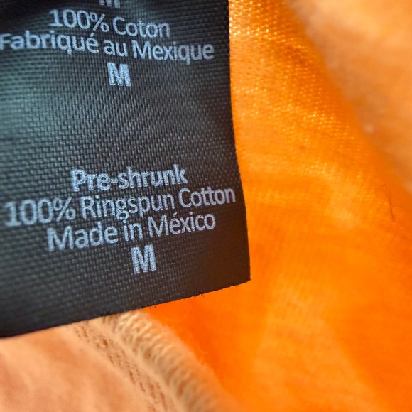 American Fido Beach Weenie Dachshund Graphic T Shirt Peach Size M Cotton - Picture 3 of 10